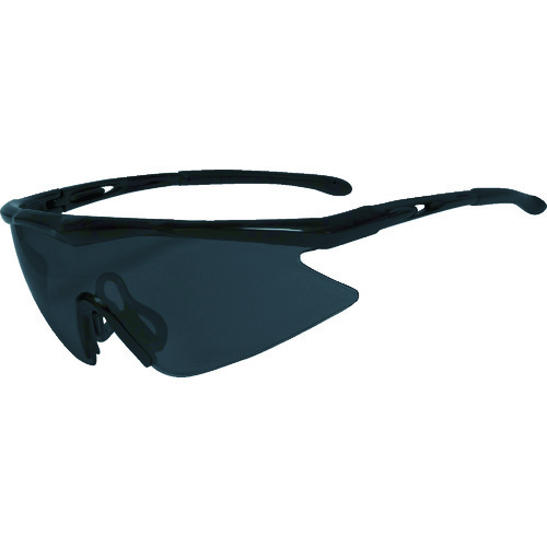 【TRUSCO】ＴＲＵＳＣＯ　一眼型安全メガネ　フレームブラック　レンズグレー